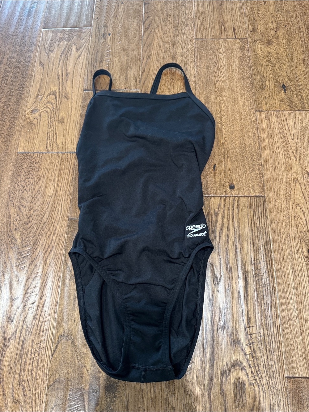 Speedo Endurance Black One-Piece Swimsuit. Sz 6/32